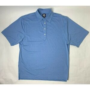 Footjoy‎ Mens Large Blue Short Sleeve Soft Polo Shirt W